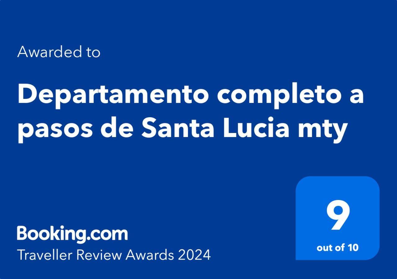 Appartamento Departamento Completo A Pasos De Santa Lucia Mty Monterrey Esterno foto